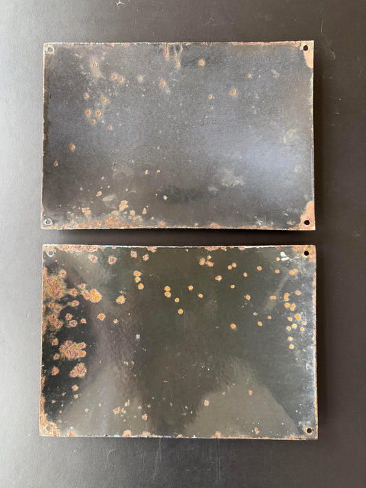 Volledige vergunning verlof A emaille bord